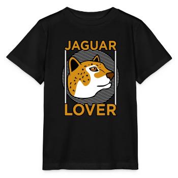Jaguar - Stanley/Stella Kinder T-Shirt MINI CREATOR  - Schwarz - Vorne - Mikhail (115cm)