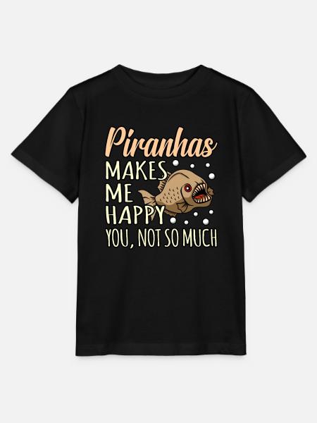 Piranha - Stanley/Stella Kinder T-Shirt MINI CREATOR - Schwarz