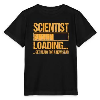 Scientifiques chargeant la formation des scientifiques - T-shirt bio MINI CREATOR Stanley/Stella Enfant - noir - Devant - Mikhail (115cm)