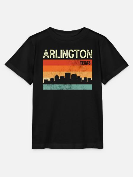 Arlington Texas - Stanley/Stella Kinder T-Shirt MINI CREATOR  - Schwarz