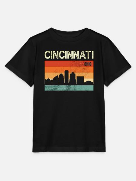 Cincinnati, Ohio - Stanley/Stella Kinder T-Shirt MINI CREATOR  - Schwarz
