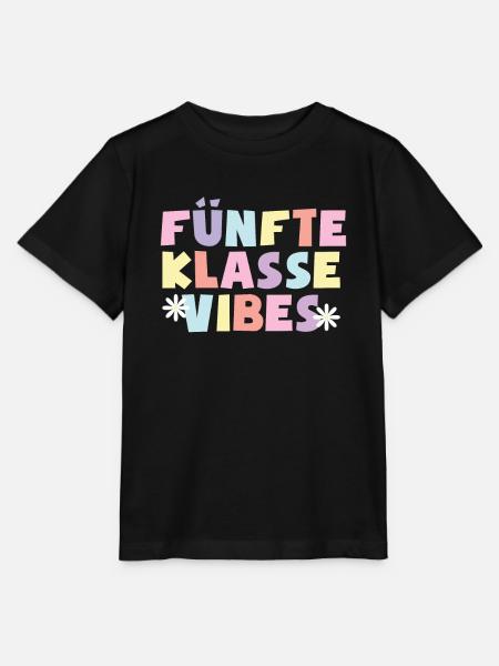 5. Klasse Vibes Schulkind 5. Klasse - Stanley/Stella Kinder T-Shirt MINI CREATOR  - Schwarz