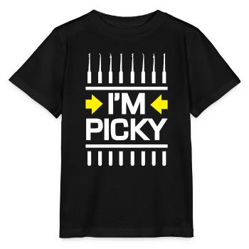 IM Picky Lockpicking Lockpicker - Stanley/Stella MINI CREATOR Kids’ T-Shirt - black - Front - Mikhail (115cm)