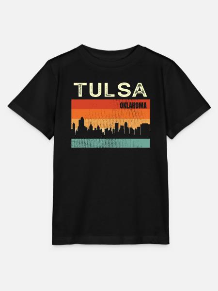 Tulsa Oklahoma - Stanley/Stella Kinder T-Shirt MINI CREATOR  - Schwarz