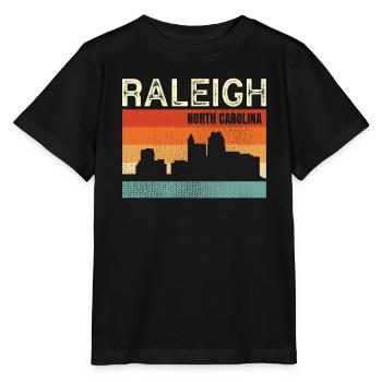 Raleigh Caroline du Nord - T-shirt bio MINI CREATOR Stanley/Stella Enfant - noir - Devant - Mikhail (115cm)