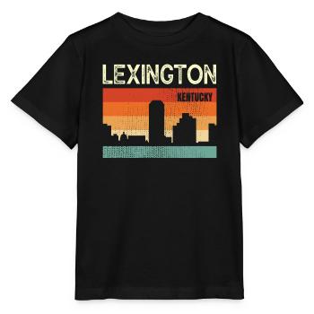 Lexington, Kentucky - Stanley/Stella Kinder T-Shirt MINI CREATOR  - Schwarz - Vorne - Mikhail (115cm)