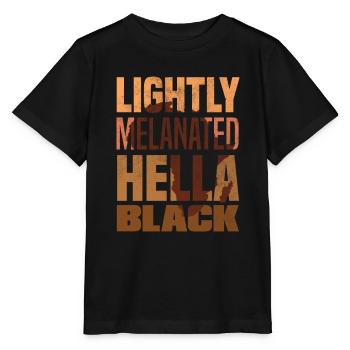 Melanin African American African American Woman - Stanley/Stella MINI CREATOR Kids’ T-Shirt - black - Front - Mikhail (115cm)