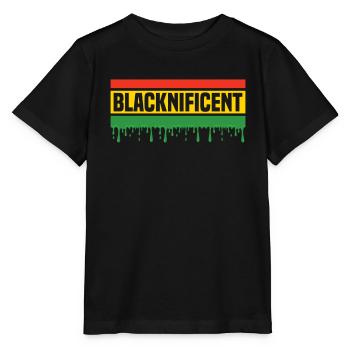Melanin African American African American Woman - Stanley/Stella MINI CREATOR Kids’ T-Shirt - black - Front - Mikhail (115cm)