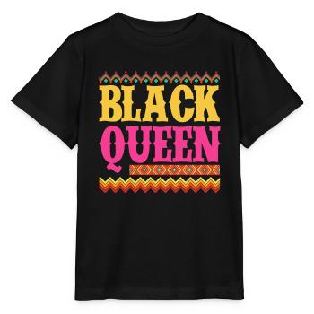 Melanin African American African American Woman - Stanley/Stella MINI CREATOR Kids’ T-Shirt - black - Front - Mikhail (115cm)