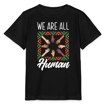 Melanin African American African American Woman - Stanley/Stella MINI CREATOR Kids’ T-Shirt - black - Front - Mikhail (115cm)