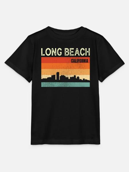 Long Beach Kalifornien - Stanley/Stella Kinder T-Shirt MINI CREATOR - Schwarz