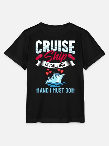 Cruise Ship Cruise Cruise Cruise - Stanley/Stella MINI CREATOR Kids’ T-Shirt - black