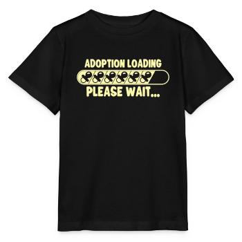 Lustige Adoptions-adoptions-tagesgeschenke - Stanley/Stella Kinder T-Shirt MINI CREATOR  - Schwarz - Vorne - Mikhail (115cm)