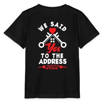 Homeowner Home Purchase Gift - Stanley/Stella MINI CREATOR Kids’ T-Shirt - black - Front - Mikhail (115cm)