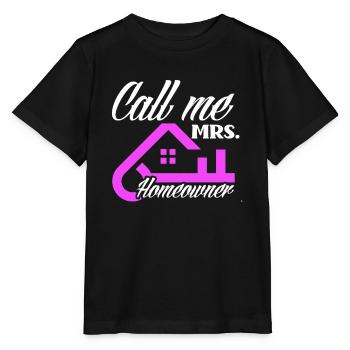 Homeowner Home Purchase Gift - Stanley/Stella MINI CREATOR Kids’ T-Shirt - black - Front - Mikhail (115cm)