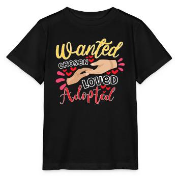 Lustige Adoptions-adoptions-tagesgeschenke - Stanley/Stella Kinder T-Shirt MINI CREATOR  - Schwarz - Vorne - Mikhail (115cm)