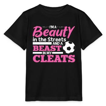 Ich Bin Eine Schönheit Auf Den Straßen Und Ein - Stanley/Stella Kinder T-Shirt MINI CREATOR  - Schwarz - Vorne - Mikhail (115cm)