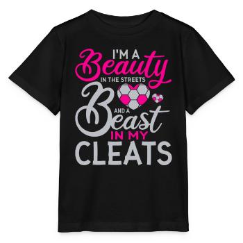 Ich Bin Eine Schönheit Auf Der Straße Und Ein - Stanley/Stella Kinder T-Shirt MINI CREATOR  - Schwarz - Vorne - Mikhail (115cm)