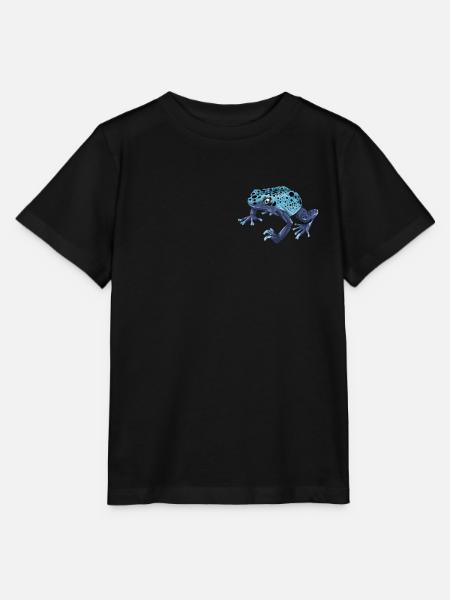 Pfeilgiftfrosch I Kröte Frosch Motiv für Amphibien - Stanley/Stella Kinder T-Shirt MINI CREATOR - Schwarz