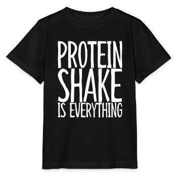 Protein Shake Is Everything 3 - Stanley/Stella MINI CREATOR Kids’ T-Shirt - black - Front - Mikhail (115cm)