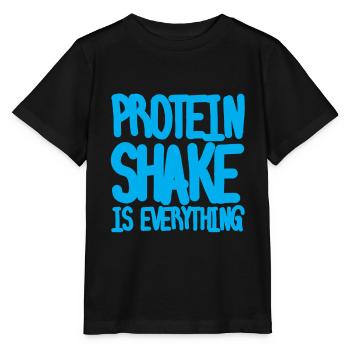 Protein Shake Is Everything - Stanley/Stella MINI CREATOR Kids’ T-Shirt - black - Front - Mikhail (115cm)