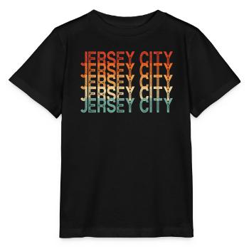 Jersey City New Jersey - T-shirt bio MINI CREATOR Stanley/Stella Enfant - noir - Devant - Mikhail (115cm)