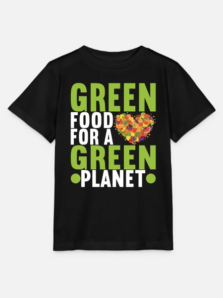 Vegan Vegetarier - Stanley/Stella Kinder T-Shirt MINI CREATOR - Schwarz
