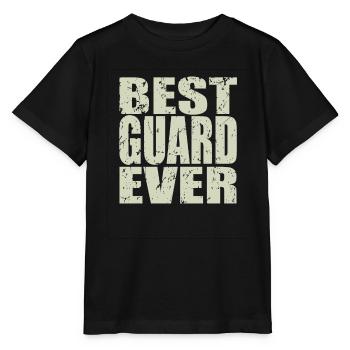 Best Security Guard ever Security Guard Gift - Stanley/Stella MINI CREATOR Kids’ T-Shirt - black - Front - Mikhail (115cm)