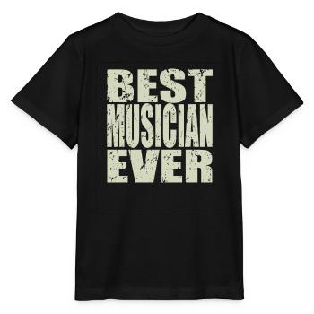 Best Musician ever Musician Gift - Stanley/Stella MINI CREATOR Kids’ T-Shirt - black - Front - Mikhail (115cm)