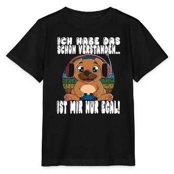 Ich Habe Das Schon Verstanden Ist Mir Nur Egal - Stanley/Stella Kinder T-Shirt MINI CREATOR  - Schwarz - Vorne - Mikhail (115cm)