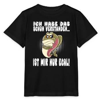 Ich Habe Das Schon Verstanden Ist Mir Nur Egal - Stanley/Stella Kinder T-Shirt MINI CREATOR  - Schwarz - Vorne - Mikhail (115cm)