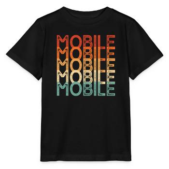 Mobile USA Ville - T-shirt bio MINI CREATOR Stanley/Stella Enfant - noir - Devant - Mikhail (115cm)