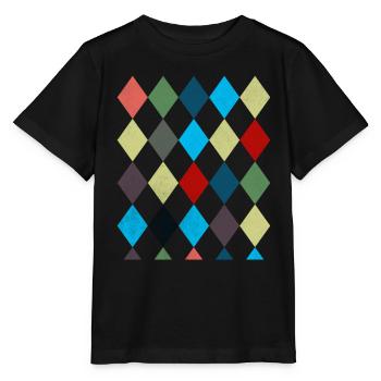 Rhombus White Red Costume Halloween Suit - Stanley/Stella MINI CREATOR Kids’ T-Shirt - black - Front - Mikhail (115cm)