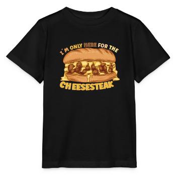 Cheesesteak Cheesesteak Rolls Philly Cheesesteak - Stanley/Stella MINI CREATOR Kids’ T-Shirt - black - Front - Mikhail (115cm)