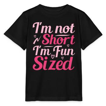 Je ne suis pas petite, je m’amuse en taille - T-shirt bio MINI CREATOR Stanley/Stella Enfant - noir - Devant - Mikhail (115cm)