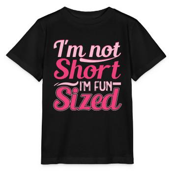 Je ne suis pas petite, je m’amuse en taille - T-shirt bio MINI CREATOR Stanley/Stella Enfant - noir - Devant - Mikhail (115cm)