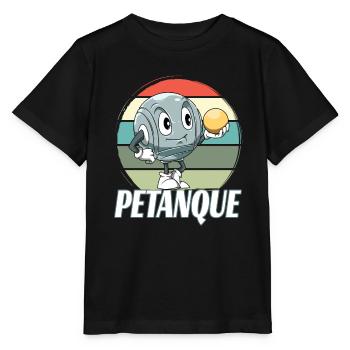Kugelspiel Petanque Treffer Petanque Spieler - Stanley/Stella Kinder T-Shirt MINI CREATOR  - Schwarz - Vorne - Mikhail (115cm)