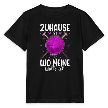 Häkeln - Stanley/Stella Kinder T-Shirt MINI CREATOR  - Schwarz - Vorne - Mikhail (115cm)