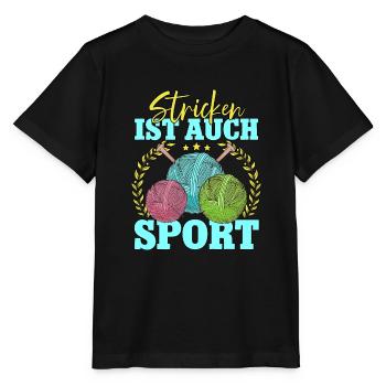 Häkeln - Stanley/Stella Kinder T-Shirt MINI CREATOR  - Schwarz - Vorne - Mikhail (115cm)