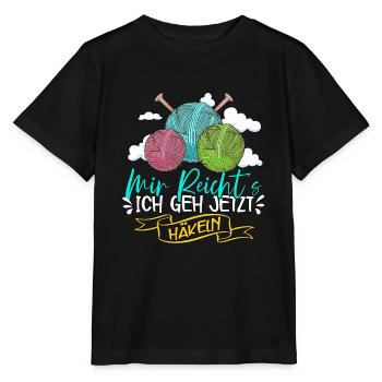 Häkeln - Stanley/Stella Kinder T-Shirt MINI CREATOR  - Schwarz - Vorne - Mikhail (115cm)
