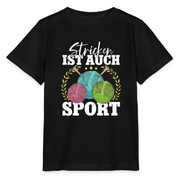 Häkeln - Stanley/Stella Kinder T-Shirt MINI CREATOR  - Schwarz - Vorne - Mikhail (115cm)