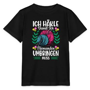 Häkeln - Stanley/Stella Kinder T-Shirt MINI CREATOR  - Schwarz - Vorne - Mikhail (115cm)
