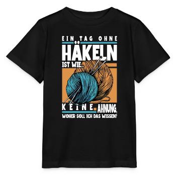 Häkeln - Stanley/Stella Kinder T-Shirt MINI CREATOR  - Schwarz - Vorne - Mikhail (115cm)