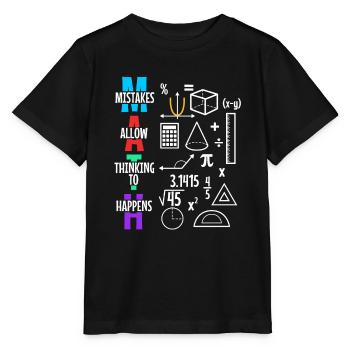 Mistakes Allow Thinking To Happen - Stanley/Stella MINI CREATOR Kids’ T-Shirt - black - Front - Mikhail (115cm)