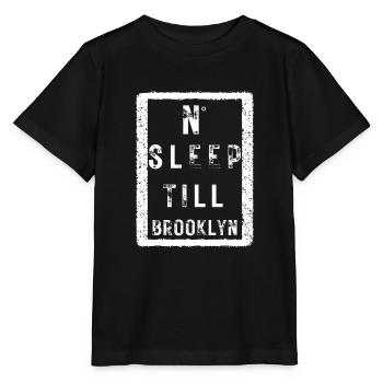 Designer No sleep til brooklyn Memes NY a Cute Gif - Stanley/Stella MINI CREATOR Kids’ T-Shirt - black - Front - Mikhail (115cm)