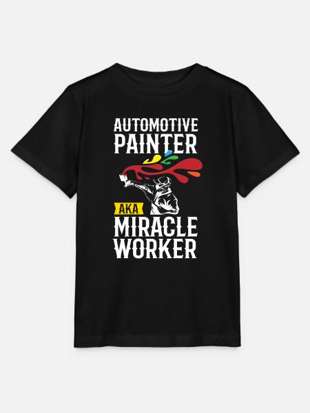Painter Miracle Worker Lackierer - Stanley/Stella Kinder T-Shirt MINI CREATOR  - Schwarz
