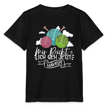 Häkeln - Stanley/Stella Kinder T-Shirt MINI CREATOR  - Schwarz - Vorne - Mikhail (115cm)