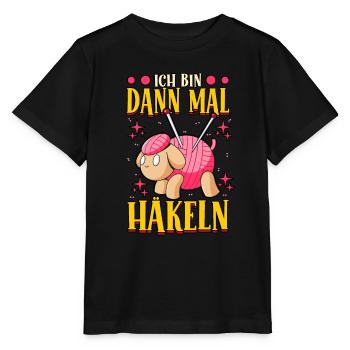 Häkeln - Stanley/Stella Kinder T-Shirt MINI CREATOR  - Schwarz - Vorne - Mikhail (115cm)