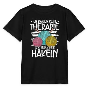 Häkeln - Stanley/Stella Kinder T-Shirt MINI CREATOR  - Schwarz - Vorne - Mikhail (115cm)