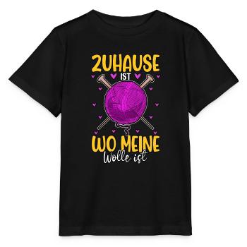 Häkeln - Stanley/Stella Kinder T-Shirt MINI CREATOR  - Schwarz - Vorne - Mikhail (115cm)
